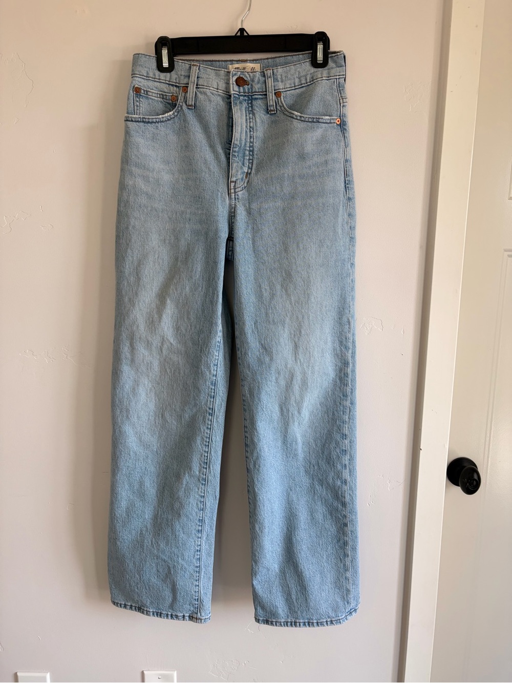 Madewell Slim Wide-Leg Full-Length Jeans - Picture 6 of 11